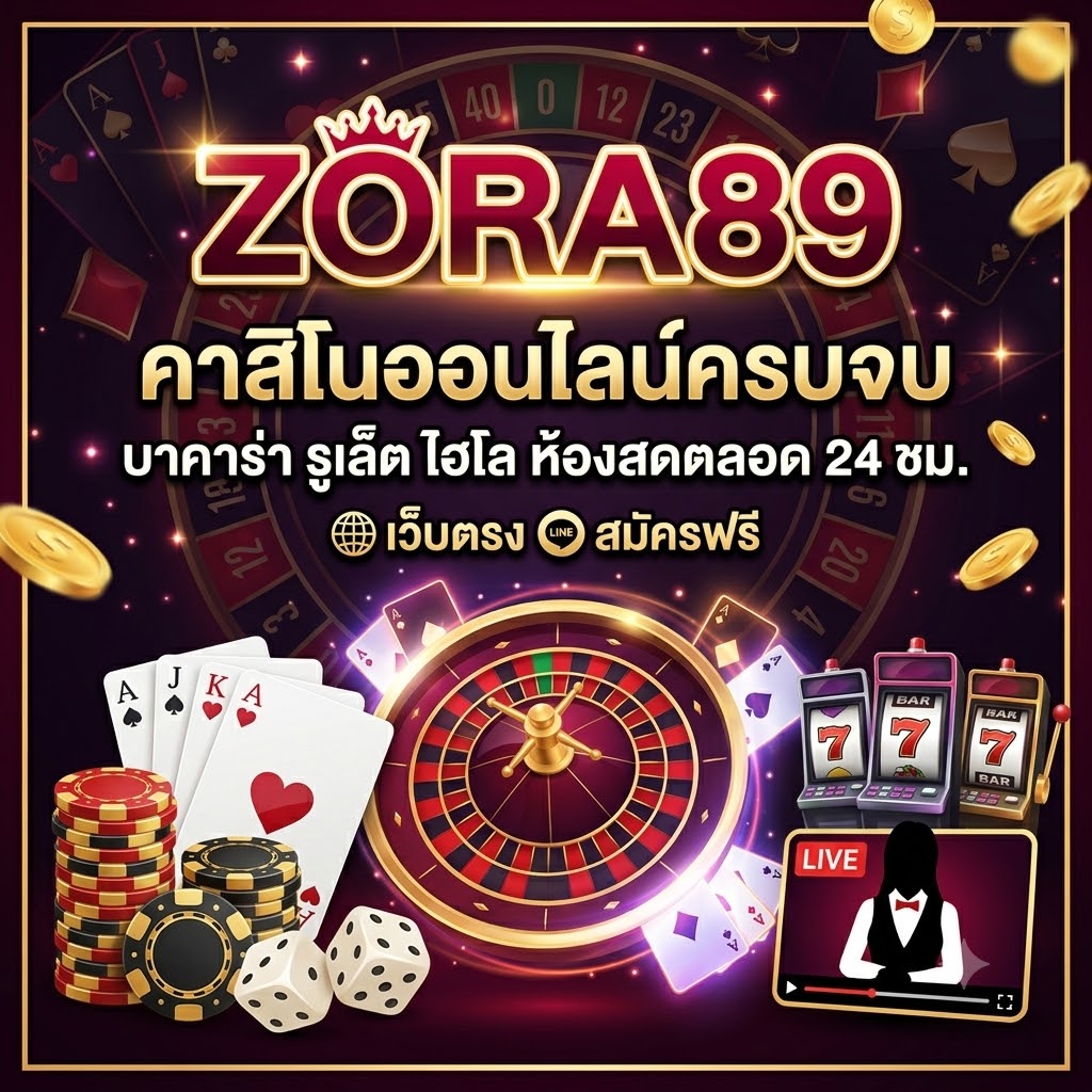 ZORA89 คาสิโนออนไลน์ครบวงจร